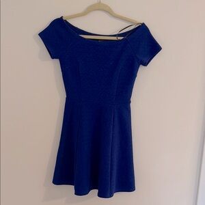 Elegant Blue Women's Dress